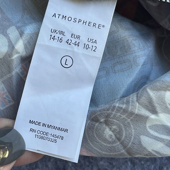 Parka in a Pocket Windbreaker Jacket Womens Large Full Zip Lightweight London - Picture 8 of 14